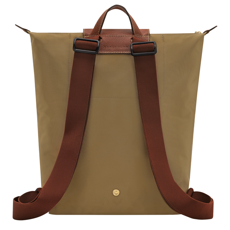 Le Pliage Original M Backpack , Olive - Recycled canvas  - View 3 of  6