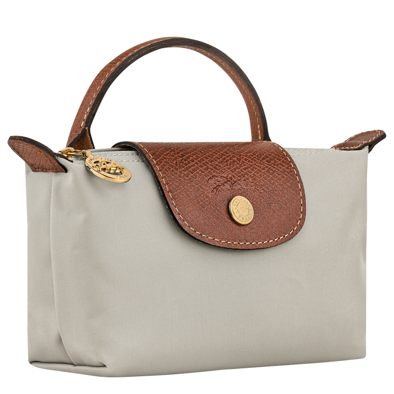 Le Pliage Original 化妆包 , 鹅卵石 - 再生帆布  - 查看 3 6