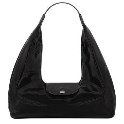 Le Pliage Xtra M 单肩包 , 黑色 - 皮革