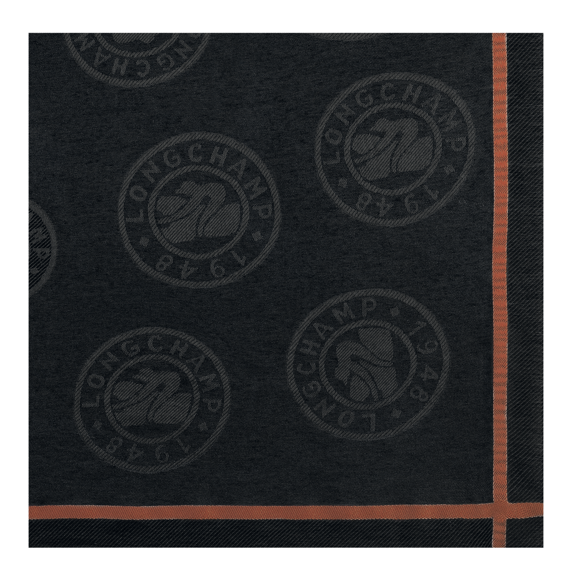 披肩, 黑色 - 查看 2
        3 - 放大 Longchamp奖章 披肩, 黑色