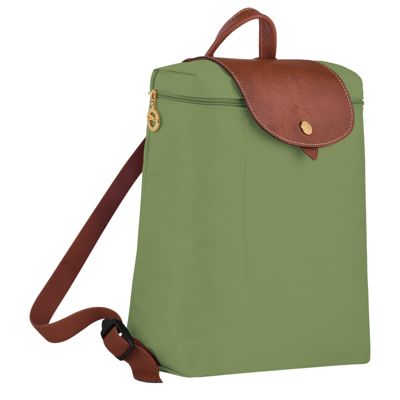 Le Pliage Original M 双肩背包 , 苔藓绿 - 再生帆布  - 查看 2 5