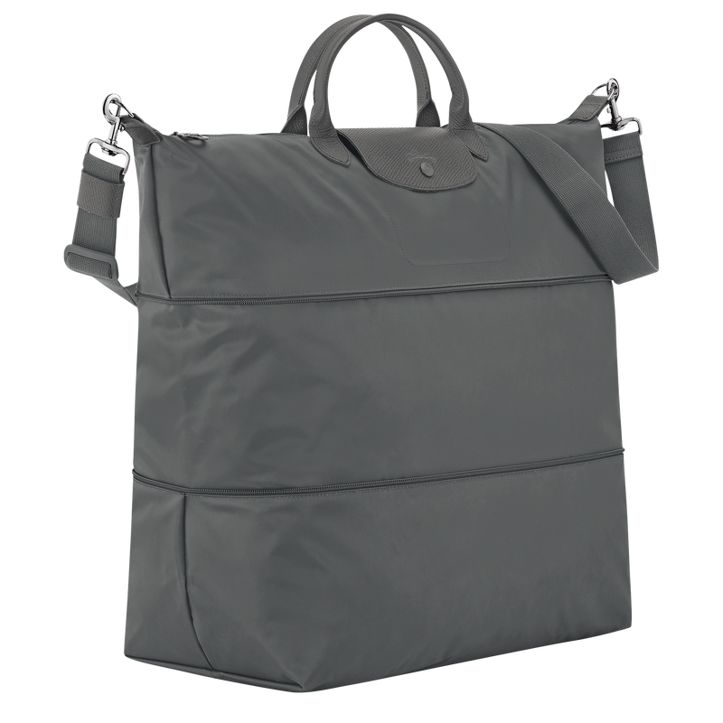 Le Pliage One S Travel bag expandable , Anthracite - Canvas  - View 3 of  9
