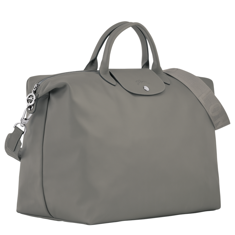 Le Pliage Xtra L Travel bag , Turtledove - Leather  - View 3 of  6