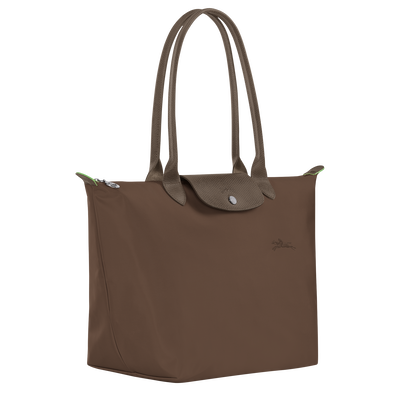 Le Pliage Green L Tote bag , Terra - Recycled canvas