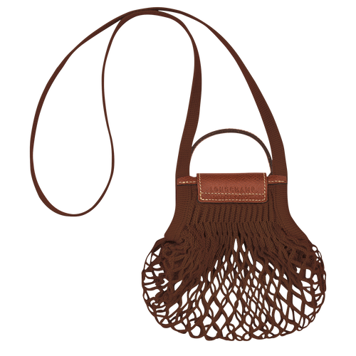 Le Pliage Filet XS 迷你斜挎包 , 烟草色 - 帆布 - 查看 4 4