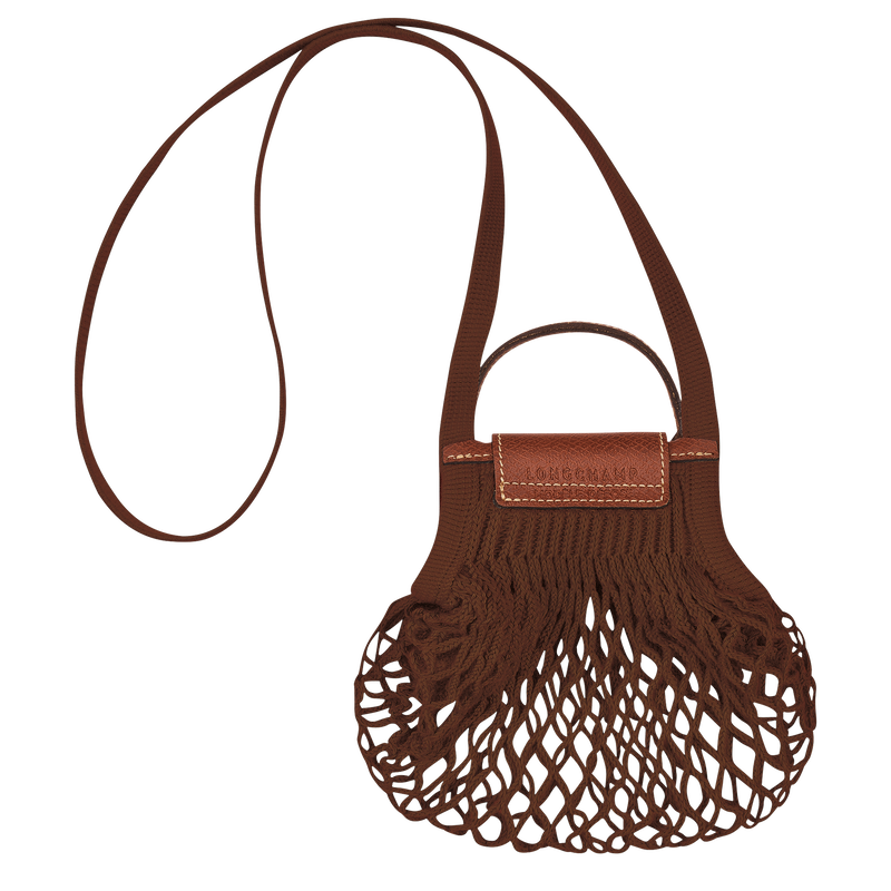 Le Pliage Filet XS 迷你斜挎包 , 烟草色 - 帆布  - 查看 4 4