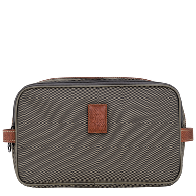 Boxford Toiletry case , Brown - Recycled canvas