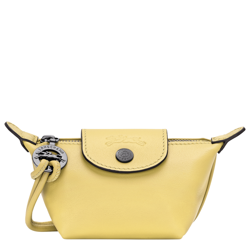 Le Pliage Xtra Coin purse , Lime - Leather  - View 1 of  2