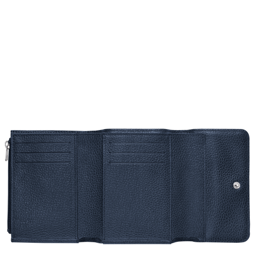 Le Foulonné系列 紧凑型钱包, 海军蓝色