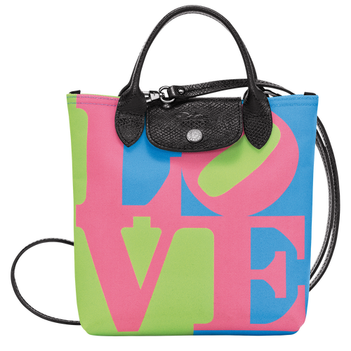 Longchamp x Robert Indiana XS 斜挎包 , 粉红色 - 帆布 - 查看 1 5