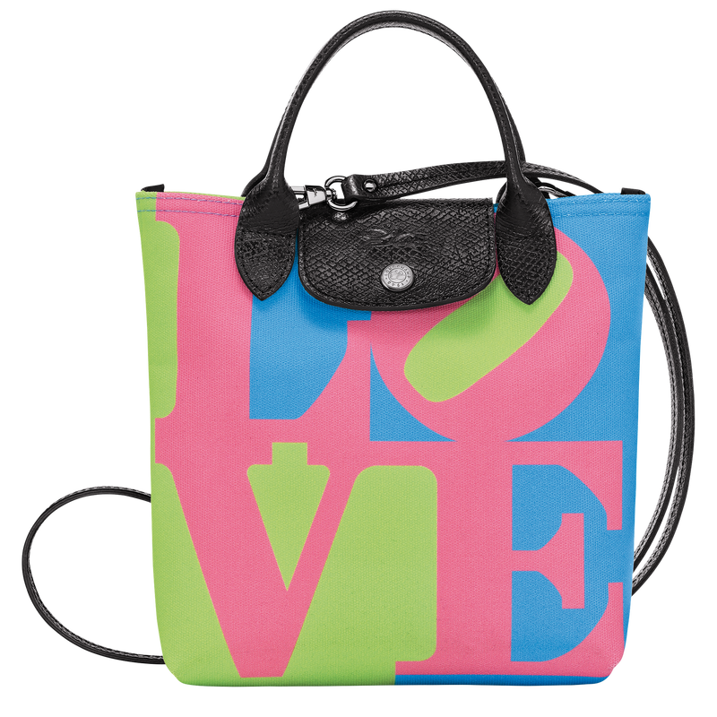 Longchamp x Robert Indiana XS 斜挎包 , 粉红色 - 帆布  - 查看 1 5