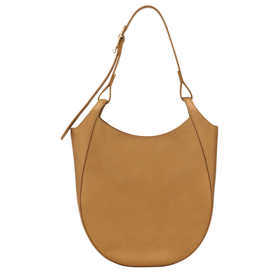 Le Foulonné L Hobo 袋 , Nutmeg - 皮革