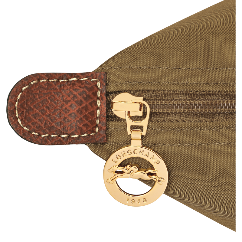 Le Pliage Original L Tote bag , Olive - Recycled canvas  - View 5 of  6