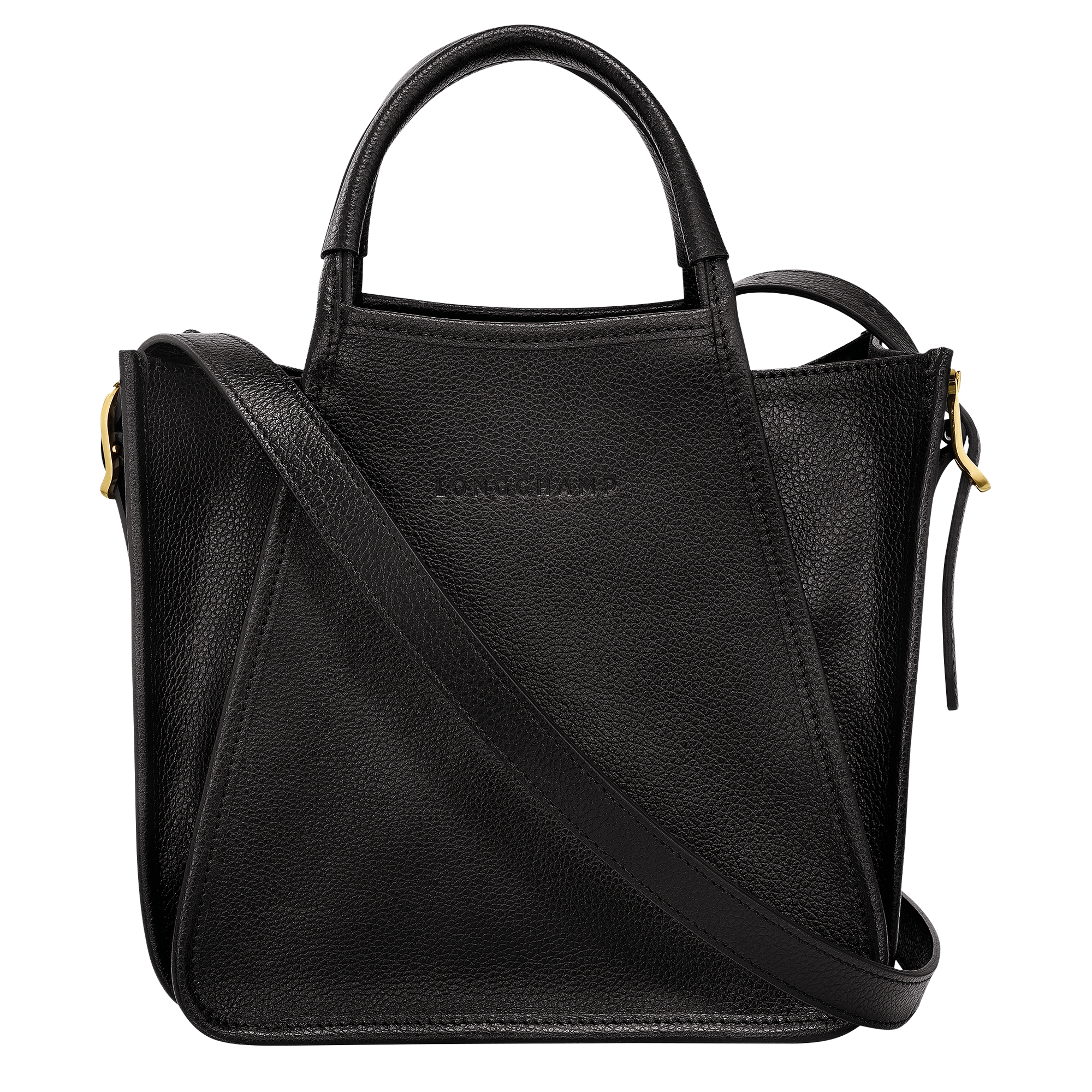 Le Foulonné Handbag S, Black