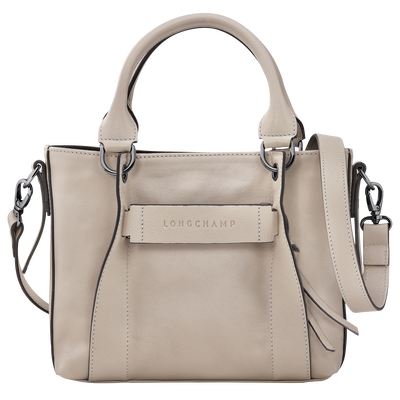 Longchamp 3D S 手提包 , 陶灰色 - 皮革