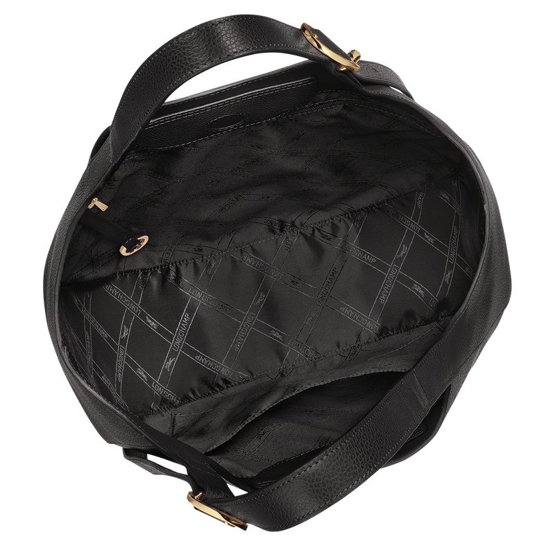 Le Foulonn&eacute; XL Tote bag , Black - Leather  - View 5 of  6