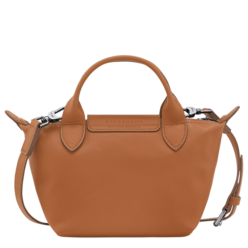 Le Pliage Xtra XS Handbag , Cashew - Leather  - View 4 of  6