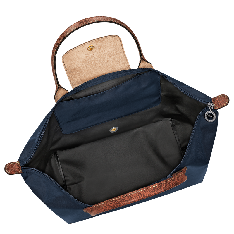 Le Pliage Original L Handbag , Navy - Canvas  - View 5 of  8