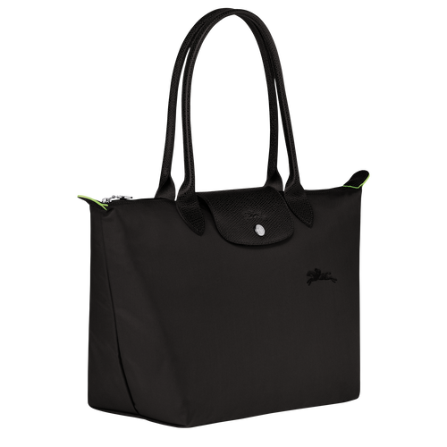 Le Pliage Green M Tote bag , Black - Recycled canvas - View 3 of  7