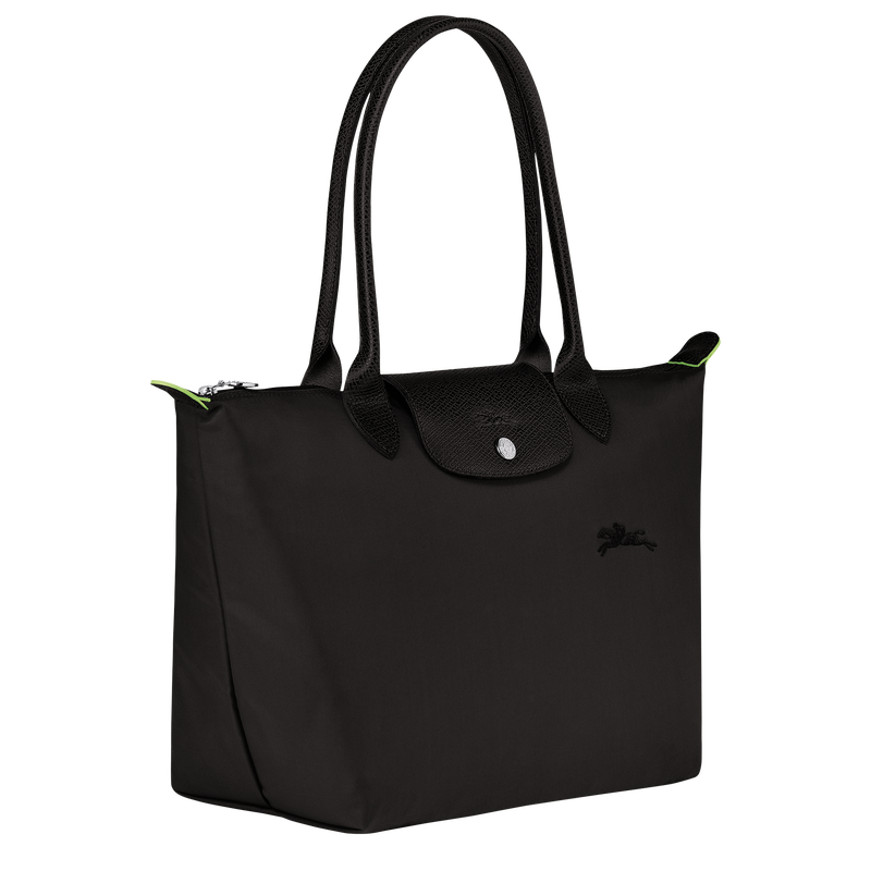 Le Pliage Green M Tote bag , Black - Recycled canvas  - View 3 of  7