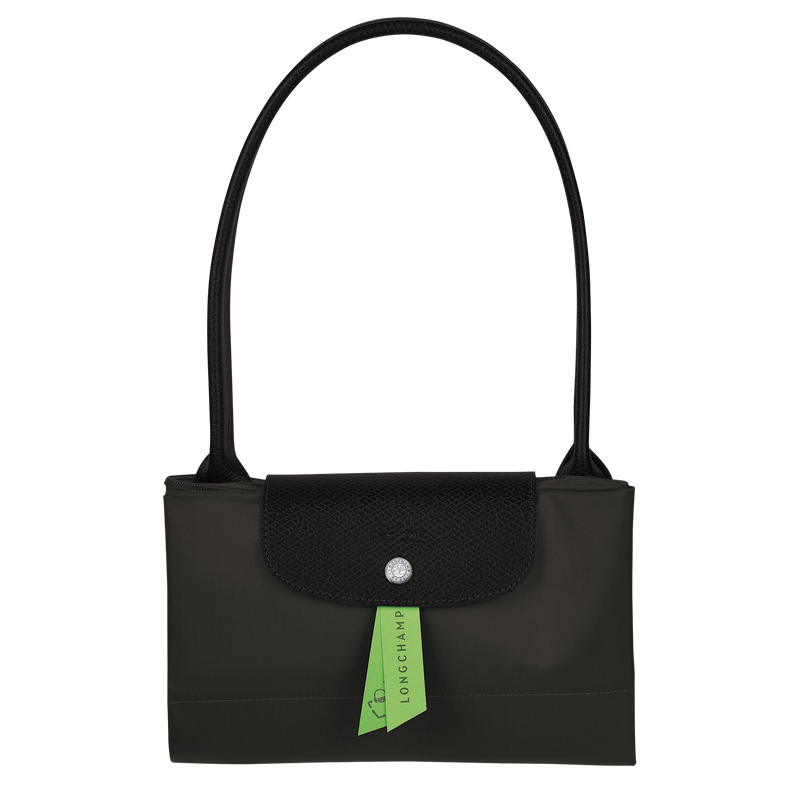 Le Pliage Green L Tote bag , Black - Recycled canvas  - View 7 of  7