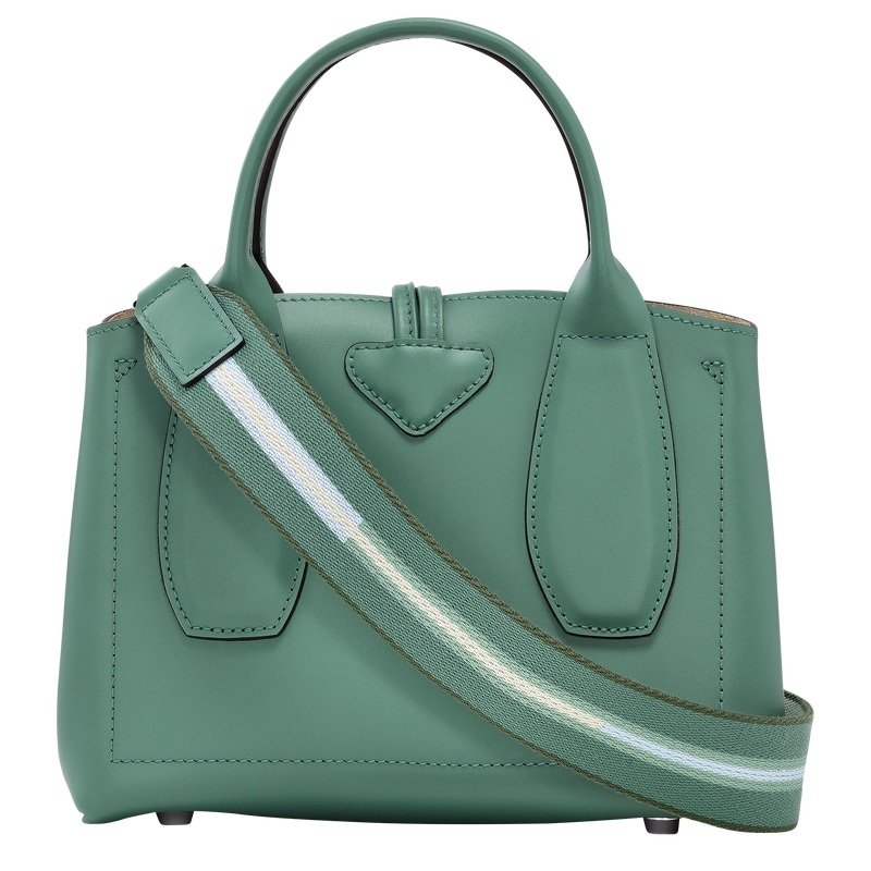 Roseau S Handbag , Sage - Leather  - View 4 of  6