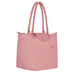 Le Pliage Green M Tote bag , Petal Pink - Recycled canvas