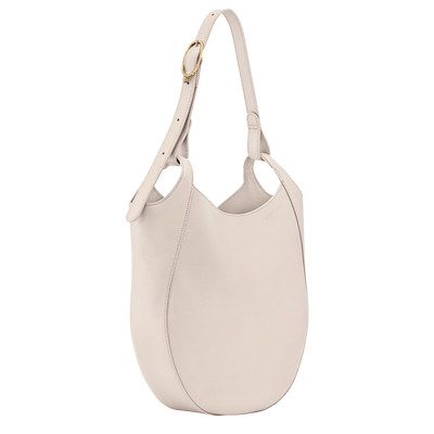 Le Foulonné Hobo 袋 L, 纸张白