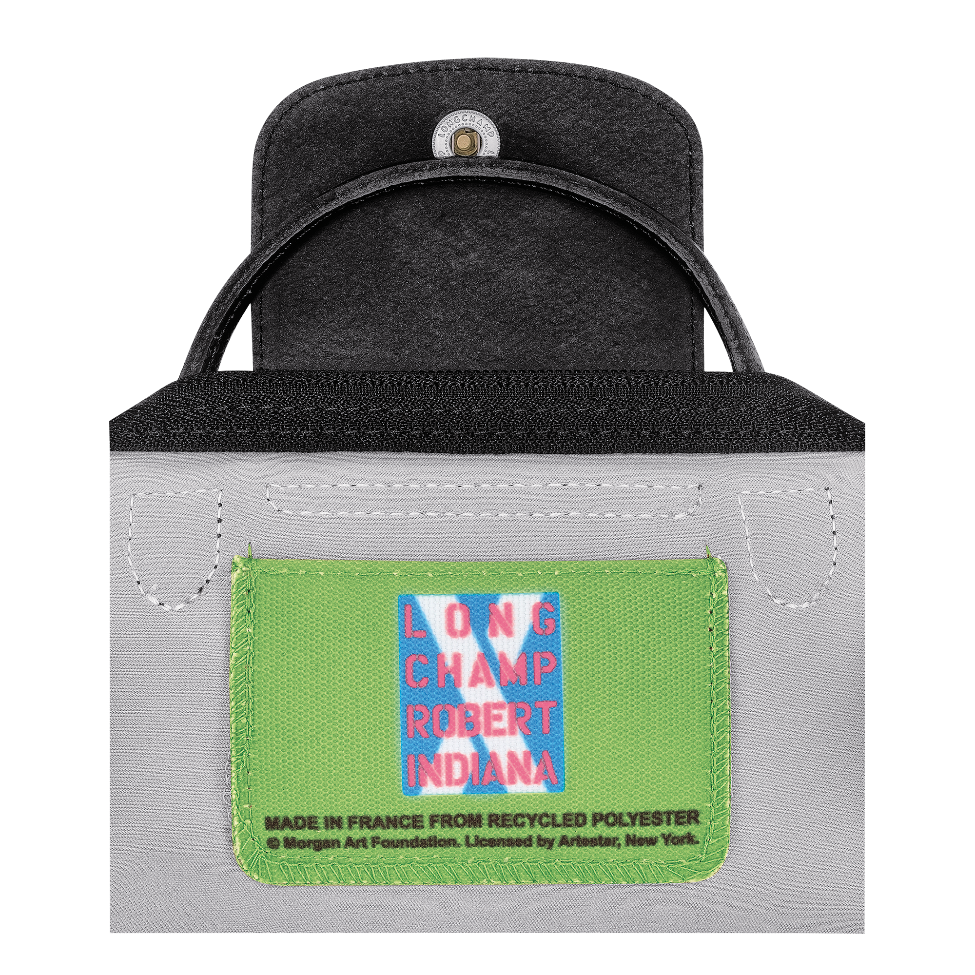 Longchamp x Robert Indiana 小袋, 粉红色