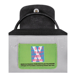 Longchamp x Robert Indiana 小袋, 粉红色
