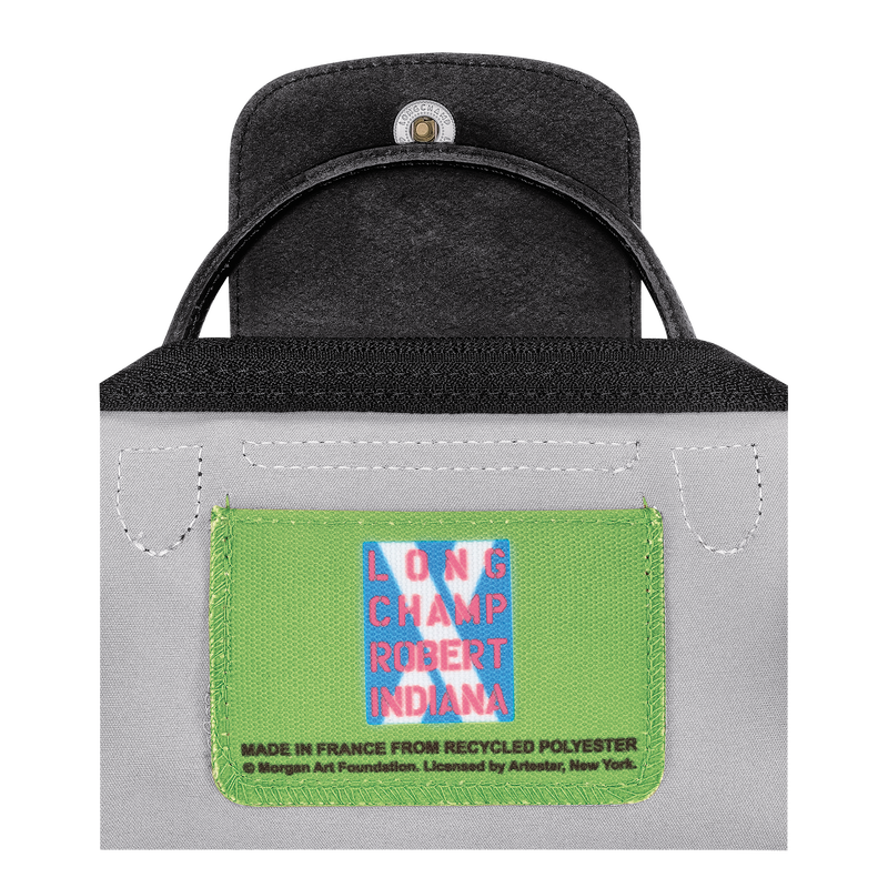 Longchamp x Robert Indiana 小袋 , 粉红色 - 帆布  - 查看 5 6