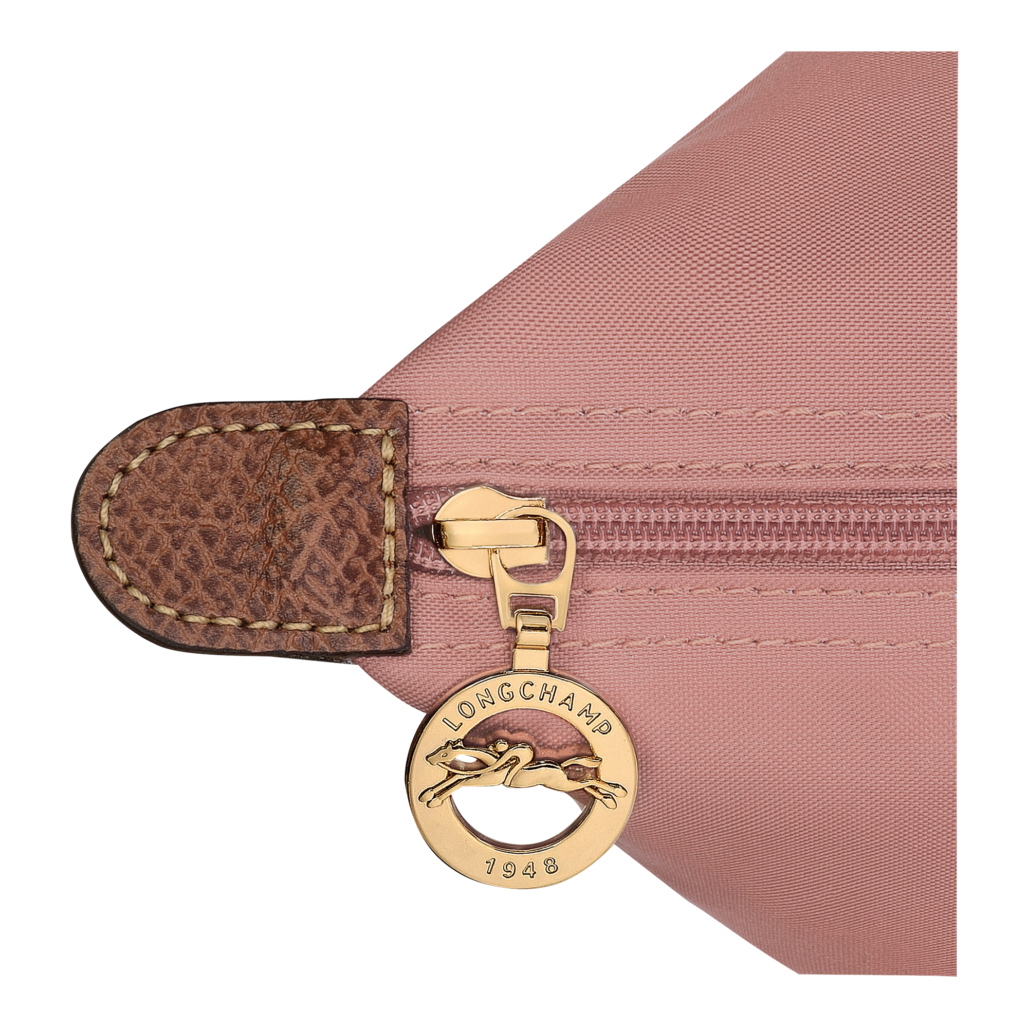 Le Pliage Original Handbag M, Pink Tea