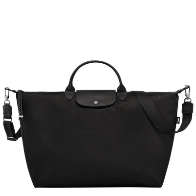 Le Pliage Energy L 旅行包 , 黑色 - 再生帆布