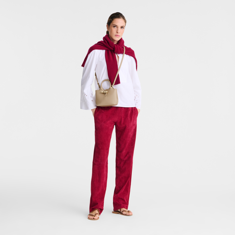 Le Roseau XS Handbag , Root - Leather  - View 2 of  7