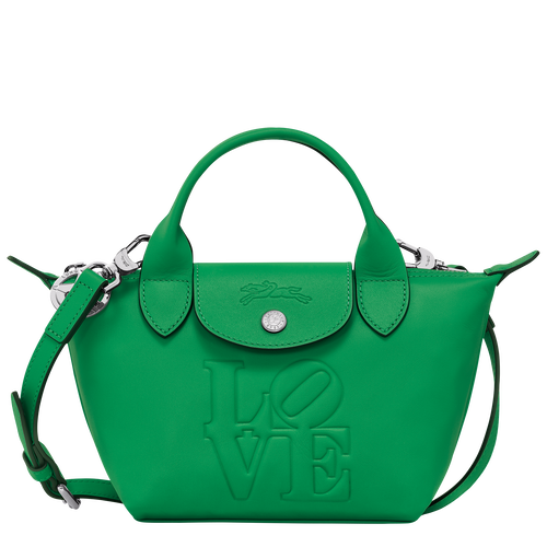 Longchamp x Robert Indiana XS 手提包 , 绿色 - 皮革 - 查看 1 5
