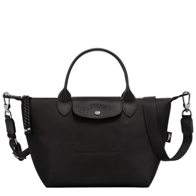 Le Pliage Energy S Handbag , Black - Recycled canvas