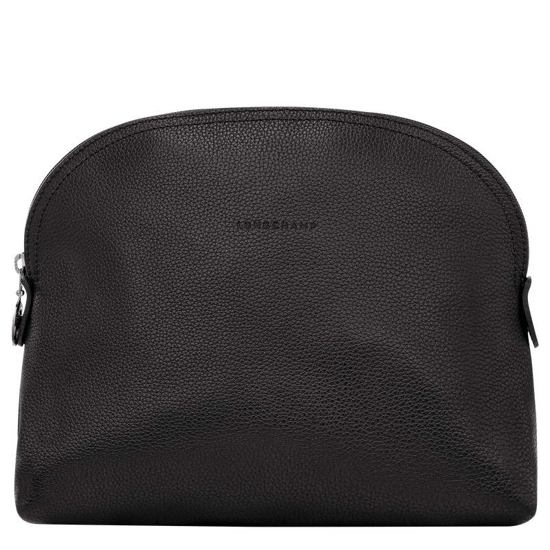Le Foulonn&eacute; Toiletry case , Black - Leather  - View 1 of  4