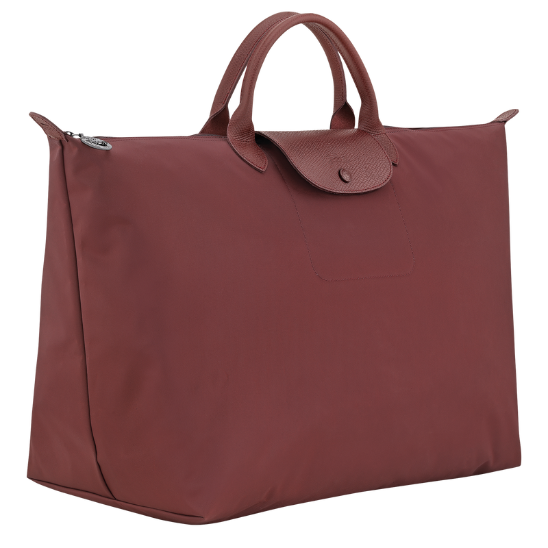 Le Pliage One L Travel bag , Burgundy - Canvas  - View 3 of  7