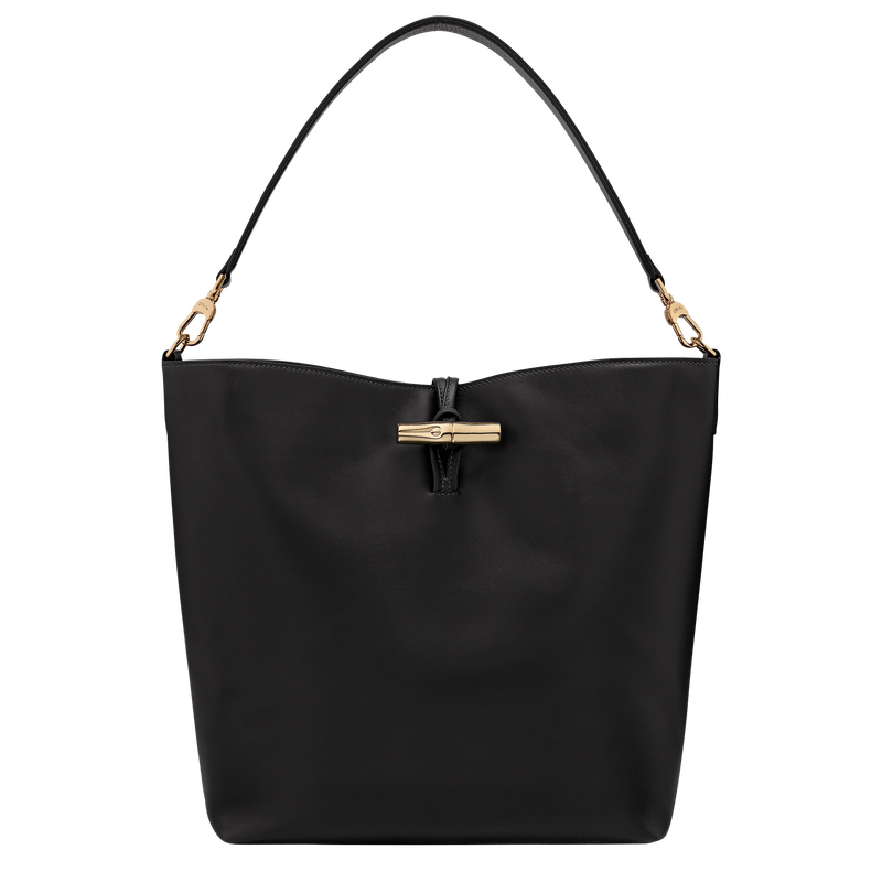 Le Roseau M Hobo 袋 , 黑色 - 皮革  - 查看 1 6