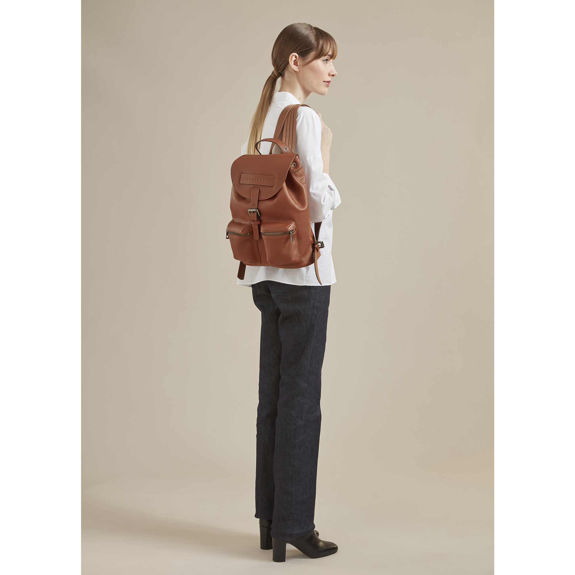 longchamp backpack outfit