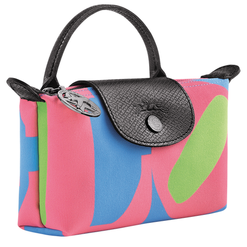 Longchamp x Robert Indiana 小袋 , 粉红色 - 帆布 - 查看 3 6