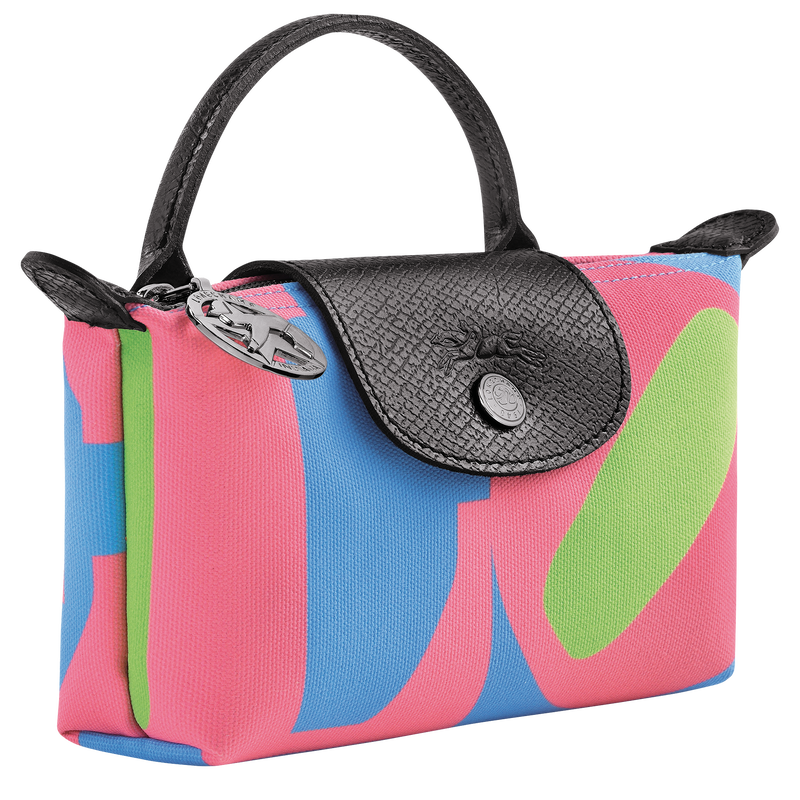 Longchamp x Robert Indiana 小袋 , 粉红色 - 帆布  - 查看 3 6