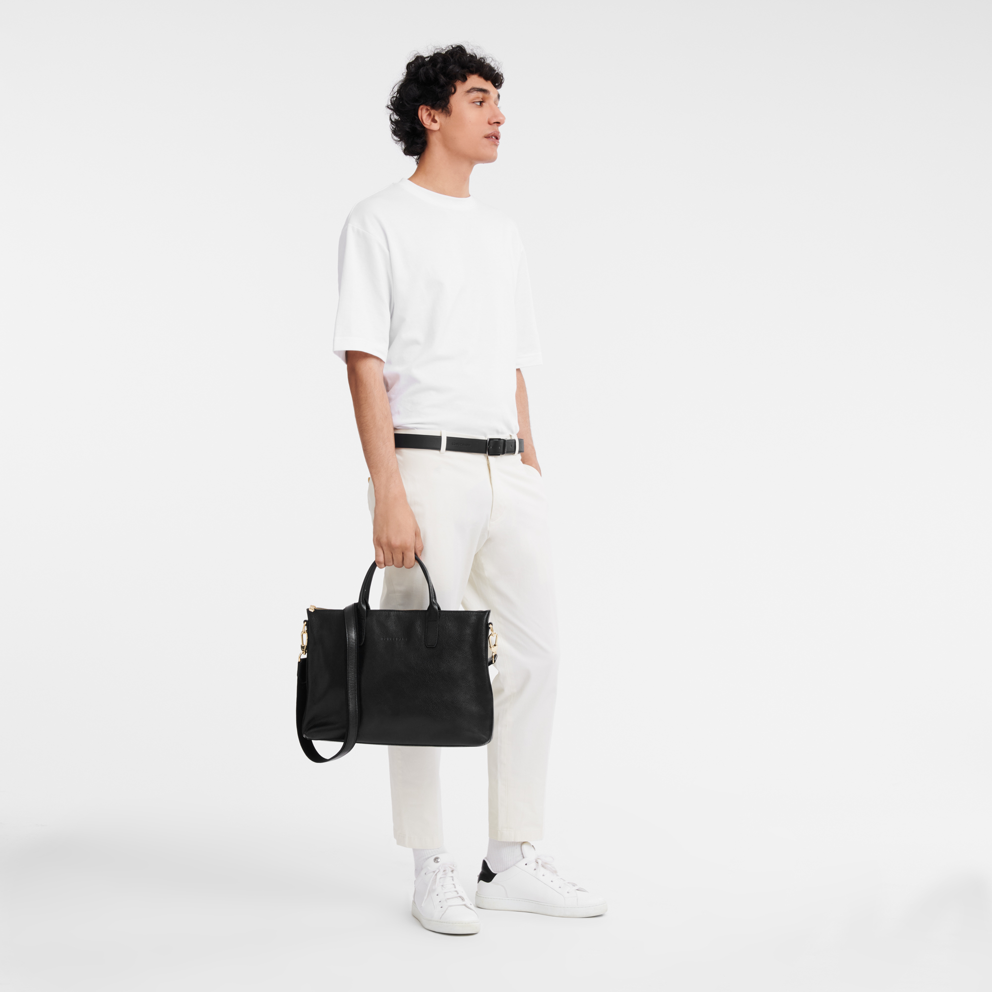 Le Foulonn&eacute; 系列 公文包 S, 黑色