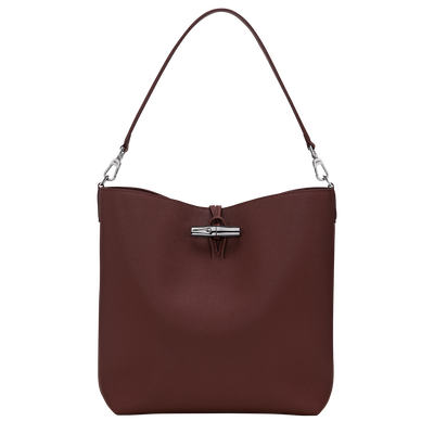 Le Roseau M Hobo 袋 , 勃艮第色 - 皮革
