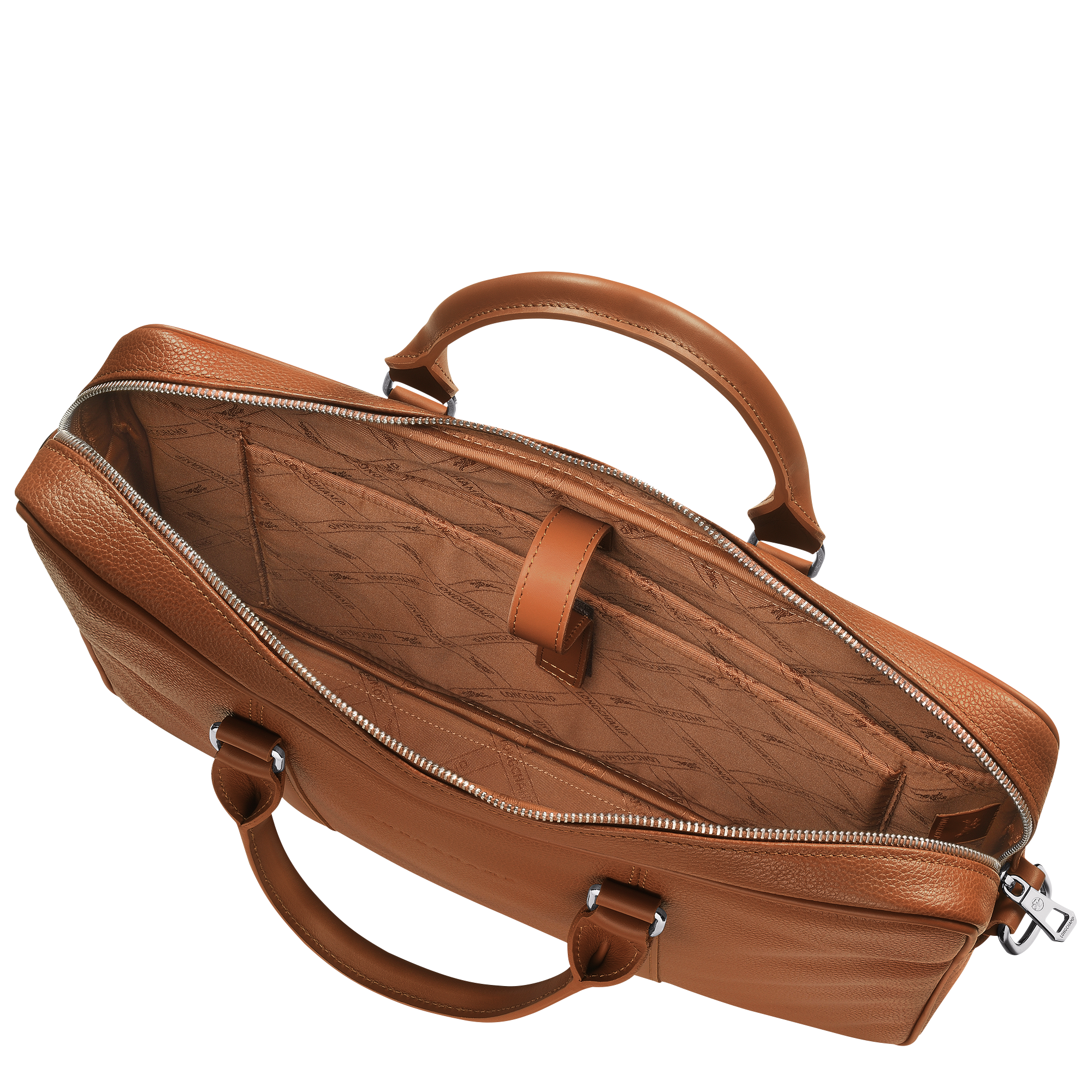 Le Foulonn&eacute; Briefcase XS, Caramel