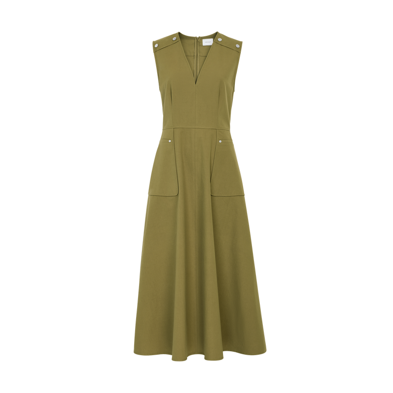 Dress , Lichen - Cotton poplin  - View 1 of  5