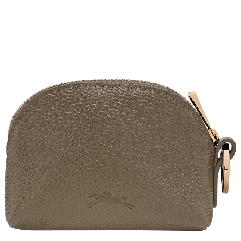 Le Foulonn&eacute; 零钱包 , 刺山柑绿 - 皮革  - 查看 2 2