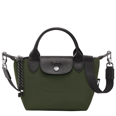 Le Pliage Energy XS Handbag , Khaki - Recycled canvas
