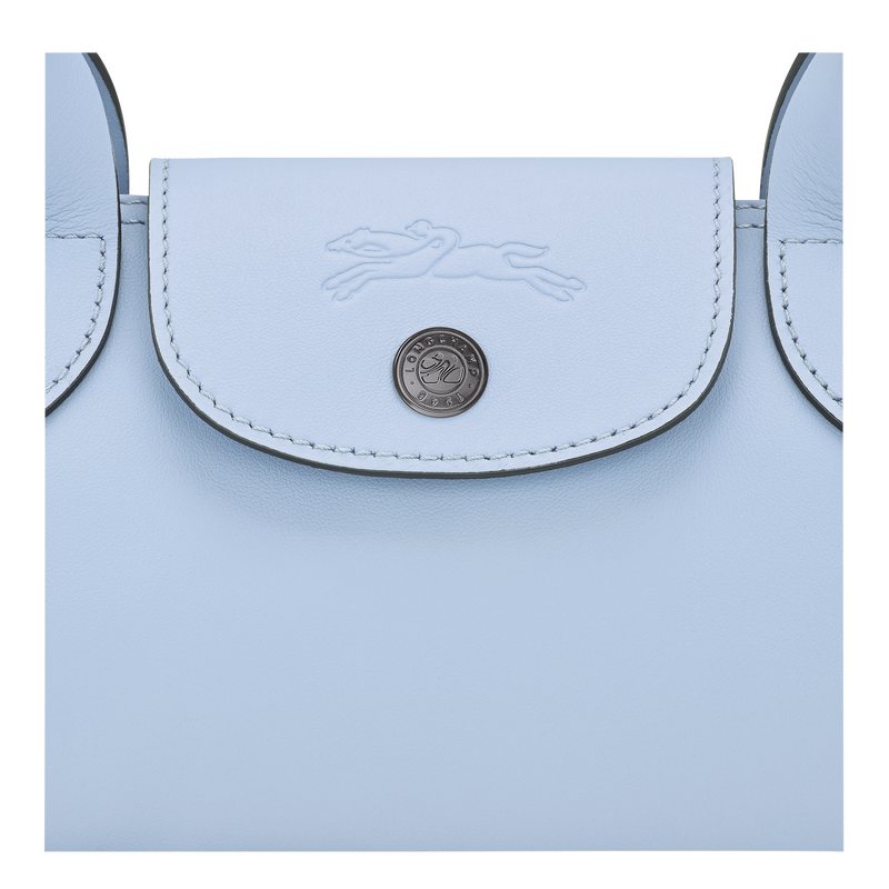 Le Pliage Xtra M Shoulder bag , Wave - Leather  - View 5 of  5