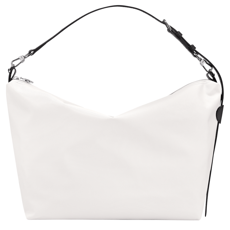 Le Slouchy M Hobo bag , White - Canvas  - View 1 of  2